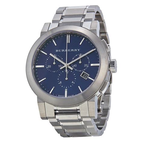 burberry stainless steel watch macys|Burberry men's watches chronograph.